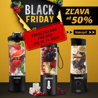 🔥 BLACK FRIDAY PREDĹŽENÝ! 🔥 Máme pre vás skvelú správu! Black Friday na SmoothieJet.sk sme predĺžili až do 30. 11. 2025! 🎉...